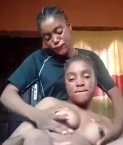 Horny Lesbians rubbing pussies